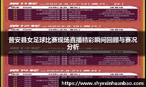 普安县女足球比赛现场直播精彩瞬间回顾与赛况分析